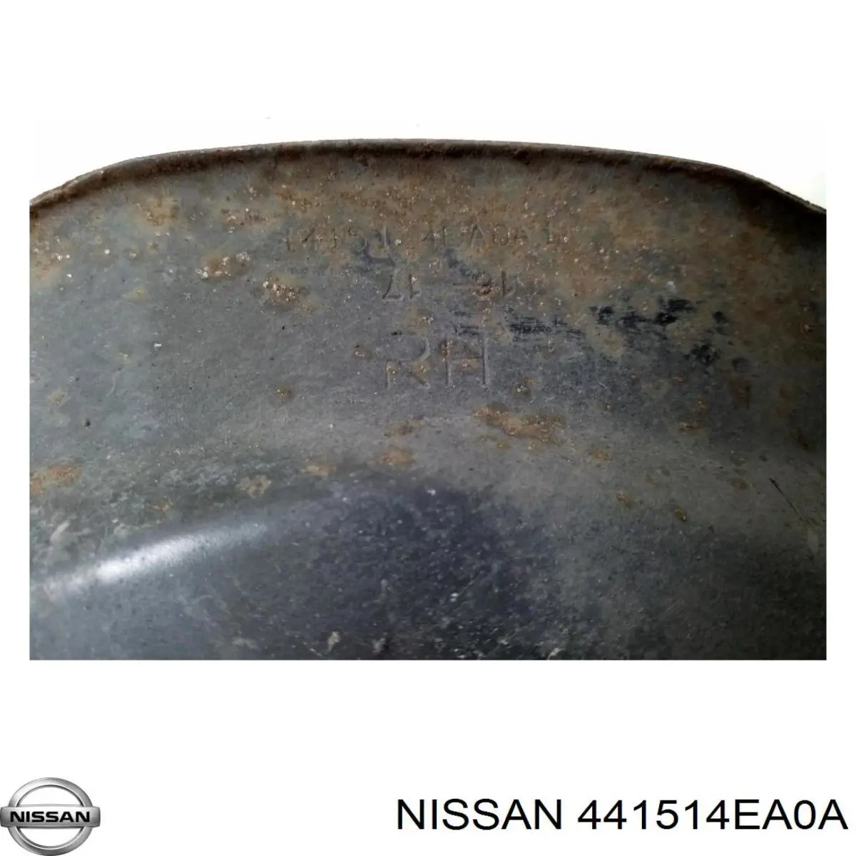 Chapa protectora contra salpicaduras, disco de freno trasero derecho para Nissan Qashqai (J11)