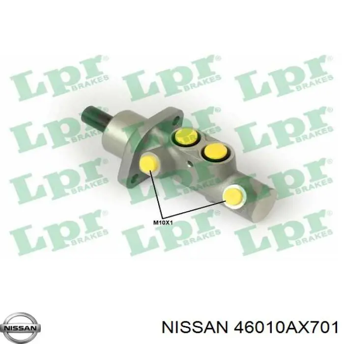 Cilindro principal de freno para Nissan Note (E11)