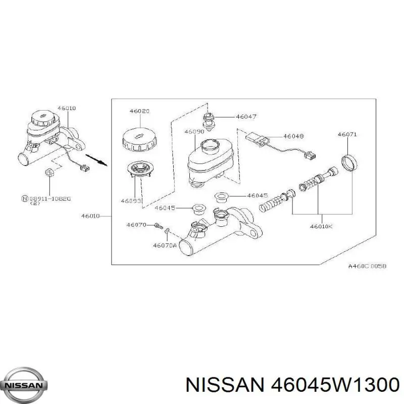 Comprar 46045W1300 Nissan/Infiniti 