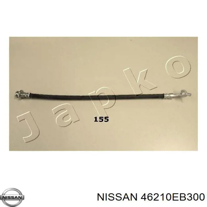 Tubo flexible de frenos delantero derecho para Nissan Navara (D40M)
