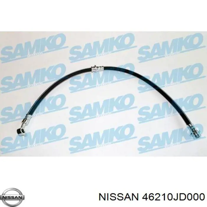 46210JD000 Nissan latiguillos de freno delantero derecho