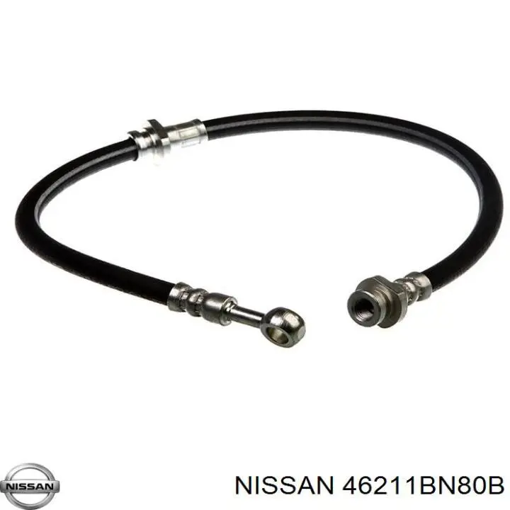 46211BN80B Nissan tubo flexible de frenos trasero izquierdo