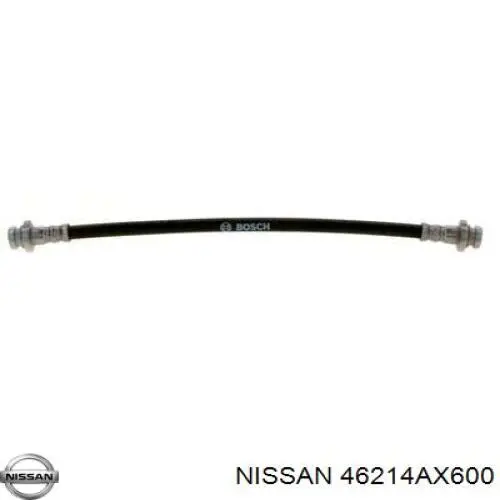 46214AX600 Nissan latiguillo de freno trasero