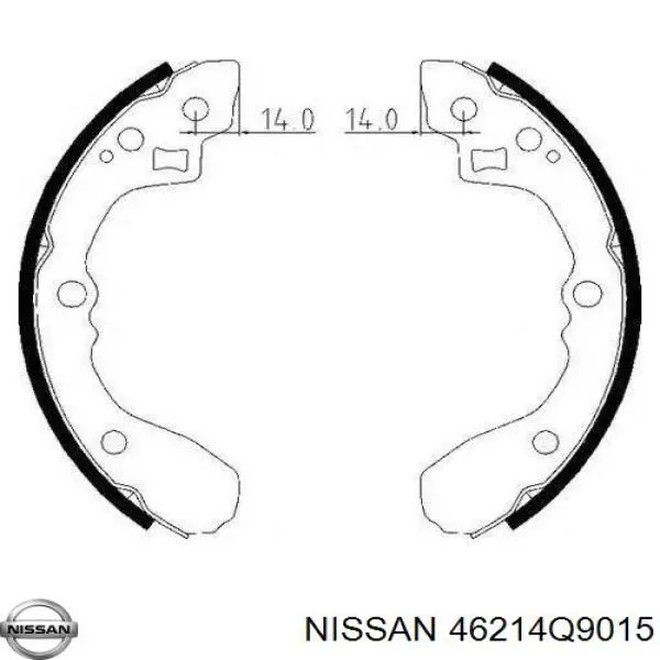 Tubo liquido de freno trasero para Nissan Bluebird (T72, T12)