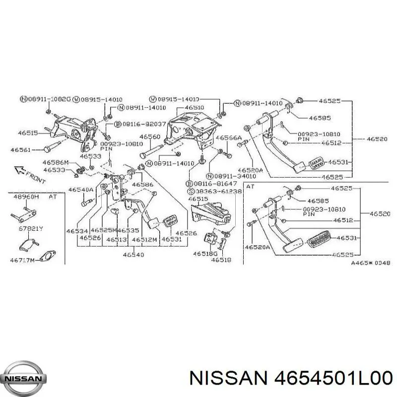 4654501L00 Nissan