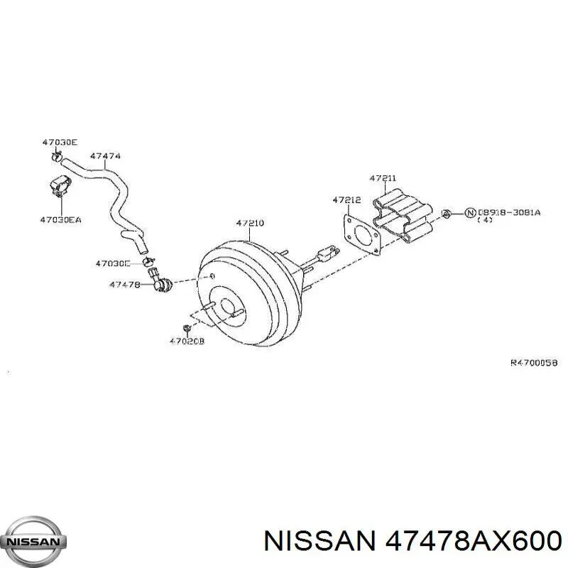 47478AX600 Nissan