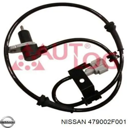 Sensor ABS, rueda trasera derecha para Nissan Primera (WP11)