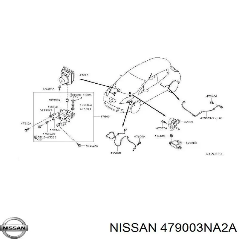 Sensor de freno, trasero Nissan/Infiniti 479003NA2A precio, desde 32,59 EUR