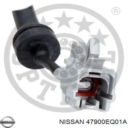 47900EQ01A Nissan sensor abs trasero derecho