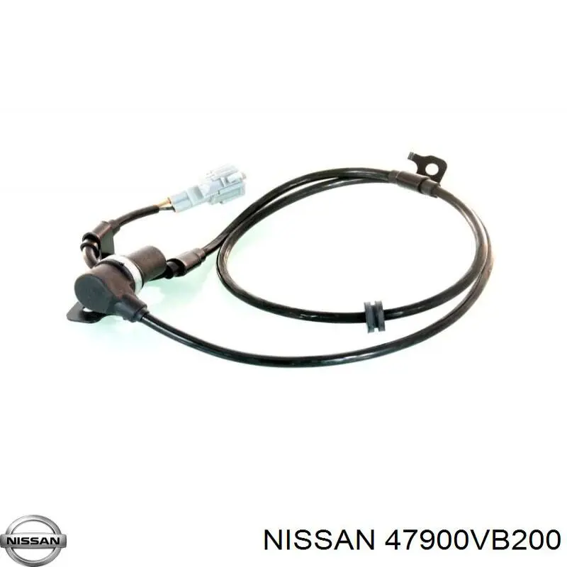 Sensor ABS, rueda trasera derecha para Nissan Patrol (Y61)