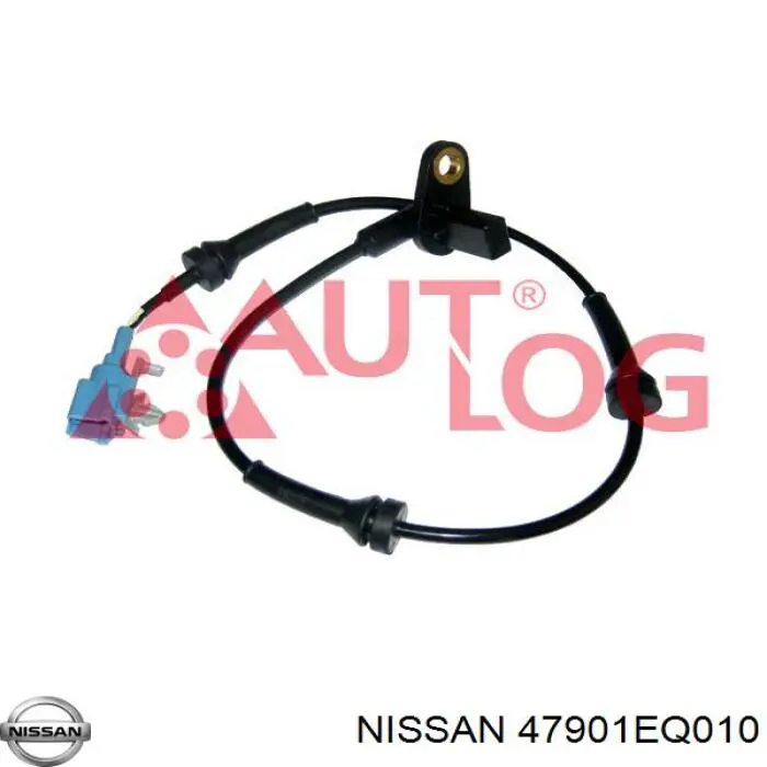 47901EQ010 Nissan sensor abs trasero izquierdo