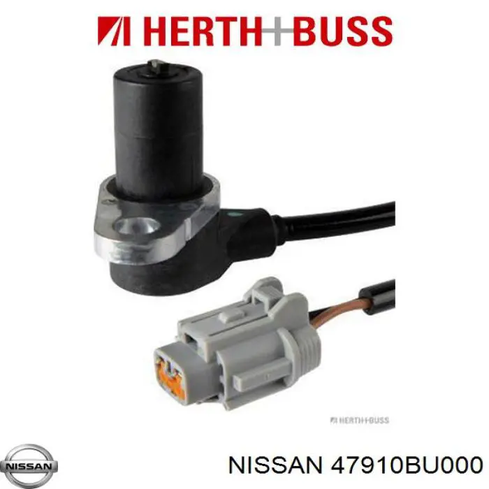 47910BU000 Nissan sensor abs delantero derecho