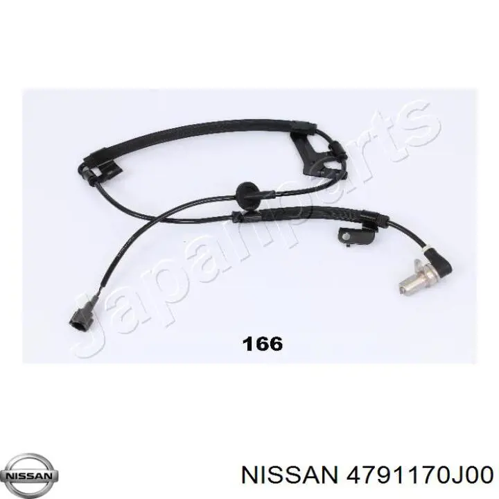 Sensor ABS delantero izquierdo Nissan Primera (P10)