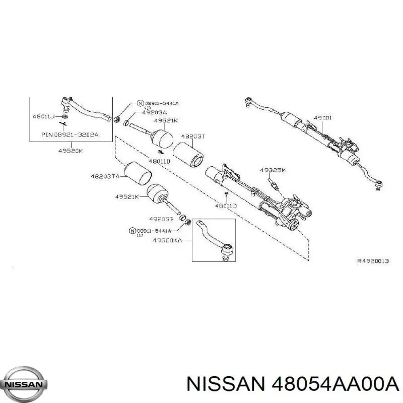 Comprar 48054AA00A Nissan/Infiniti 