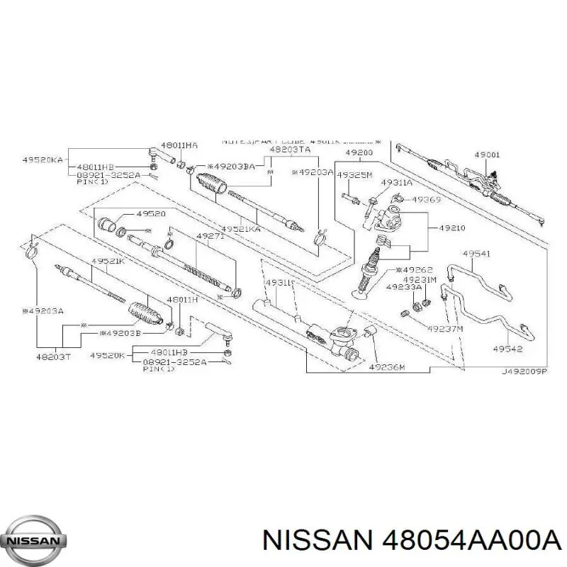  Nissan/Infiniti 48054AA00A precio, desde 14,31 EUR