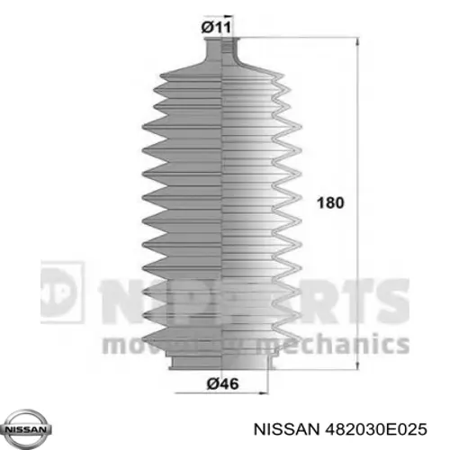 Comprar 482030E025 Nissan/Infiniti Plumero de dirección