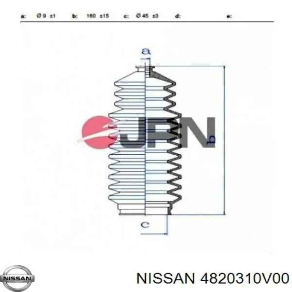 4820310V00 Nissan fuelle, dirección