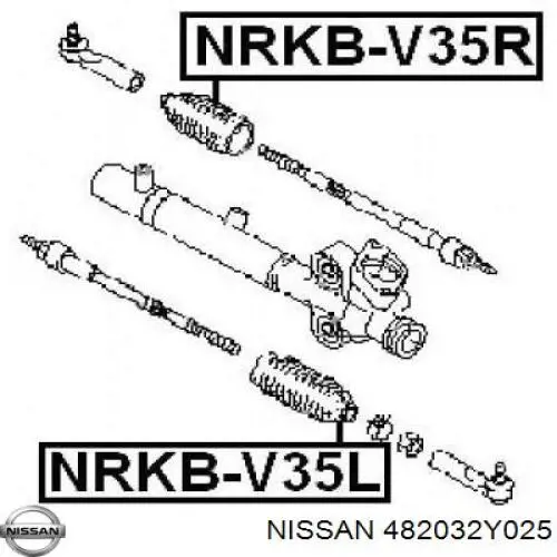 482032Y025 Nissan fuelle, dirección