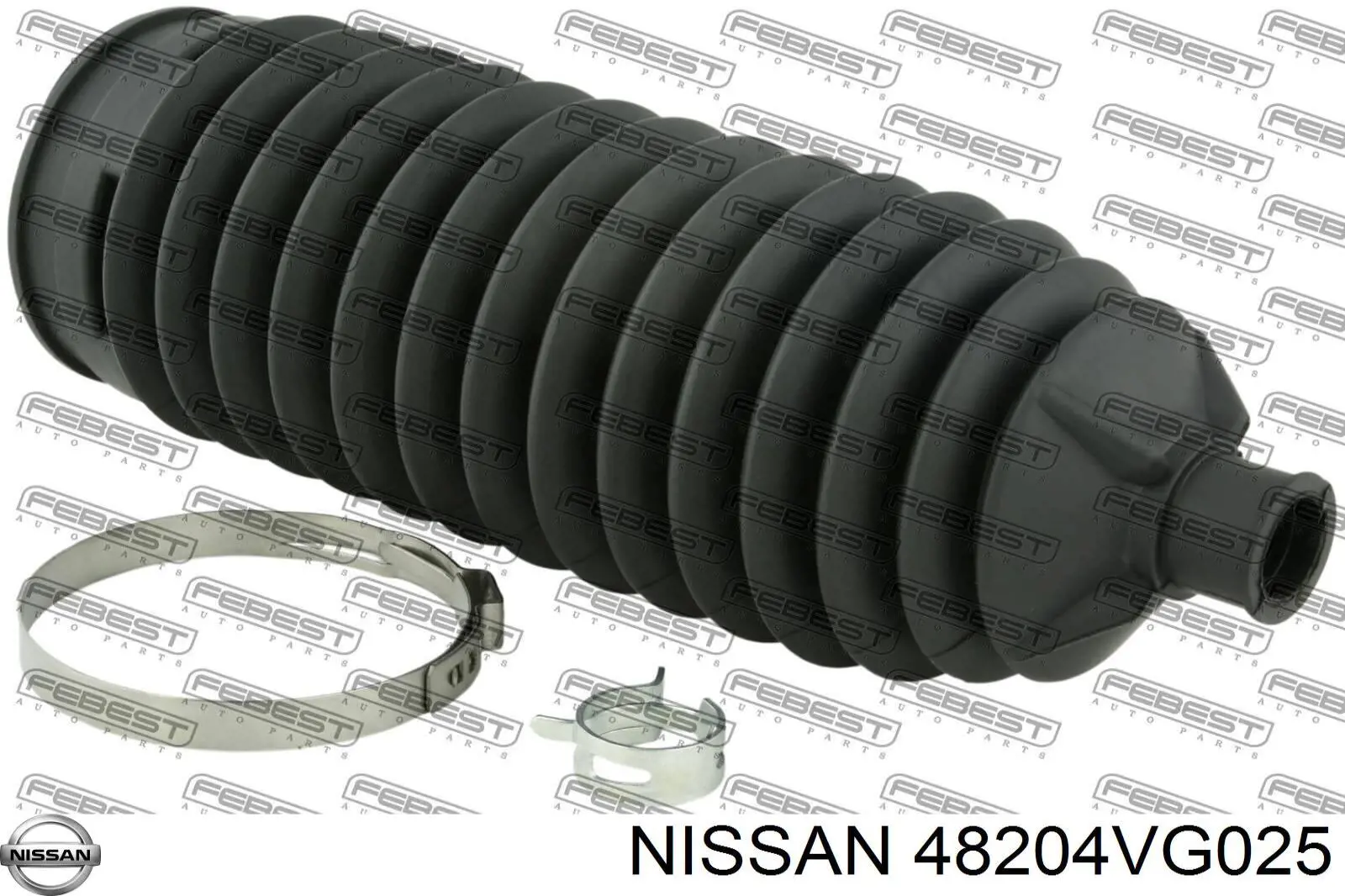 Comprar 48204VG025 Nissan/Infiniti Guardapolvo de dirección derecho (cremallera)