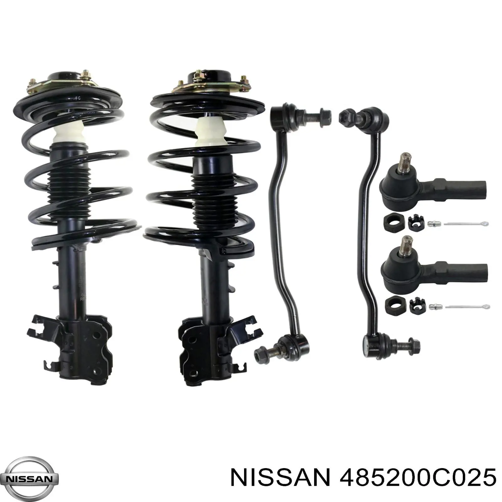485200C025 Nissan rótula barra de acoplamiento exterior