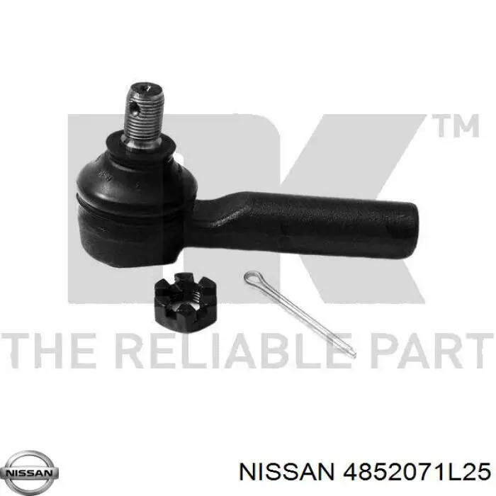 4852071L25 Nissan rótula barra de acoplamiento exterior