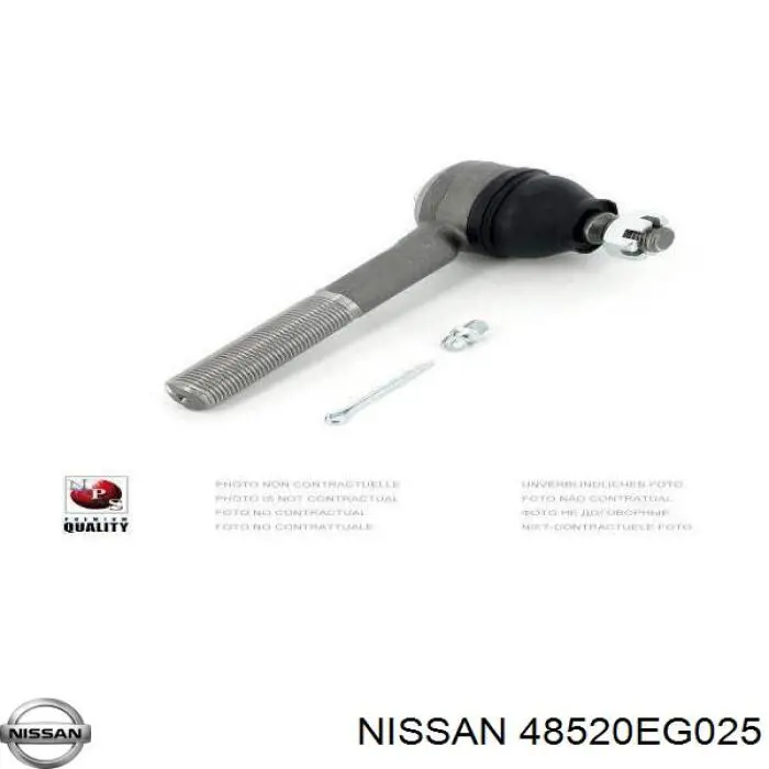 48520EG025 Nissan rótula barra de acoplamiento exterior