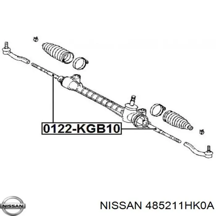 485211HK0A Nissan barra de acoplamiento