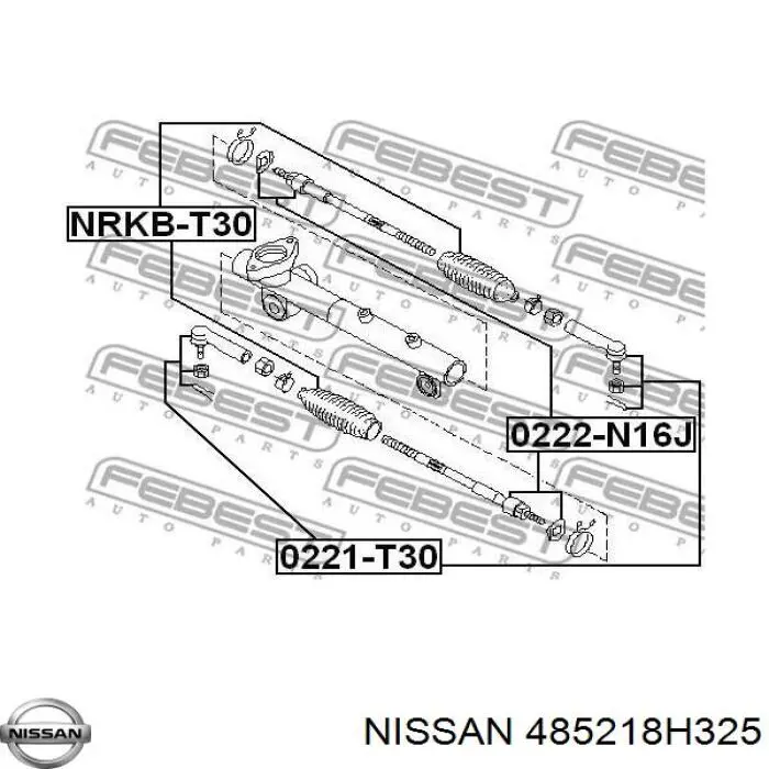 Brazo direccion coche Nissan/Infiniti 485218H325 precio, desde 18,00 EUR