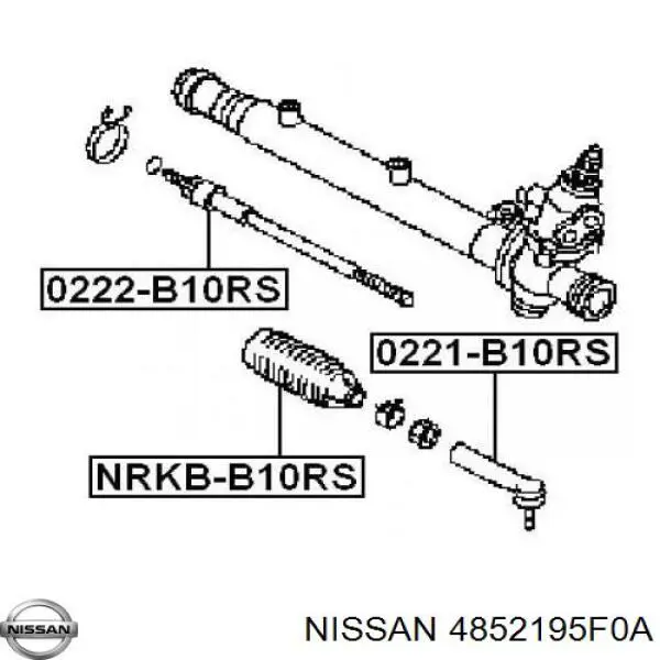 Comprar 4852195F0A Nissan/Infiniti Barra de acoplamiento