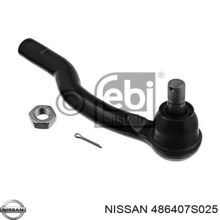 486407S025 Nissan rótula barra de acoplamiento exterior