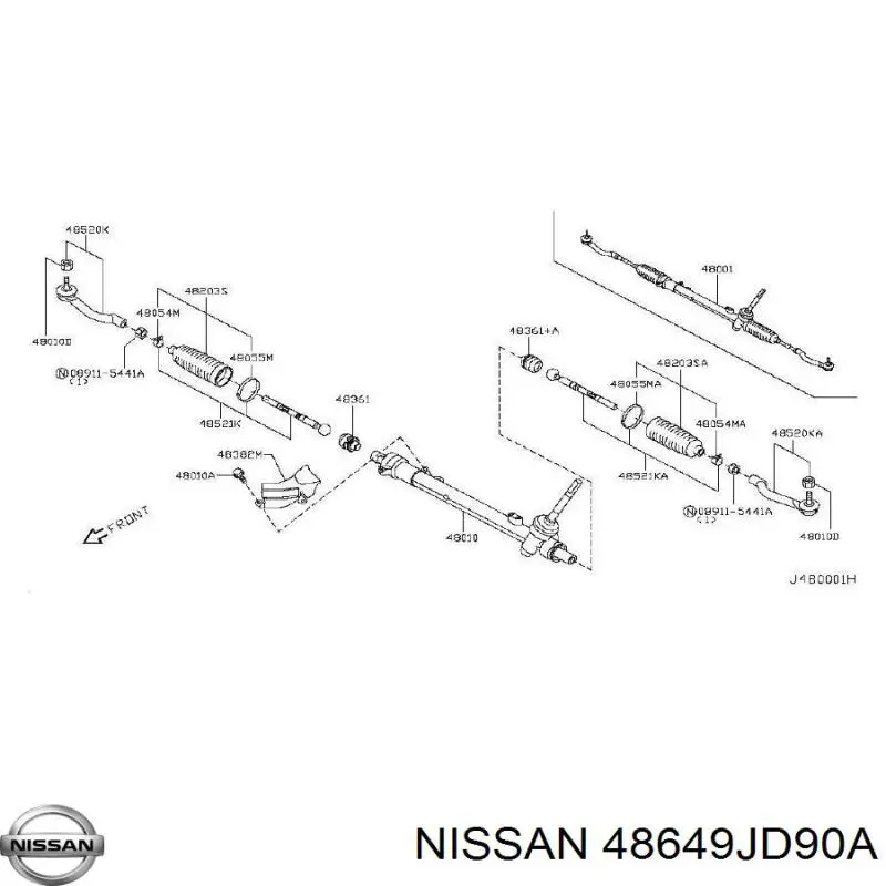  Nissan/Infiniti 48649JD90A precio, desde 30,04 EUR