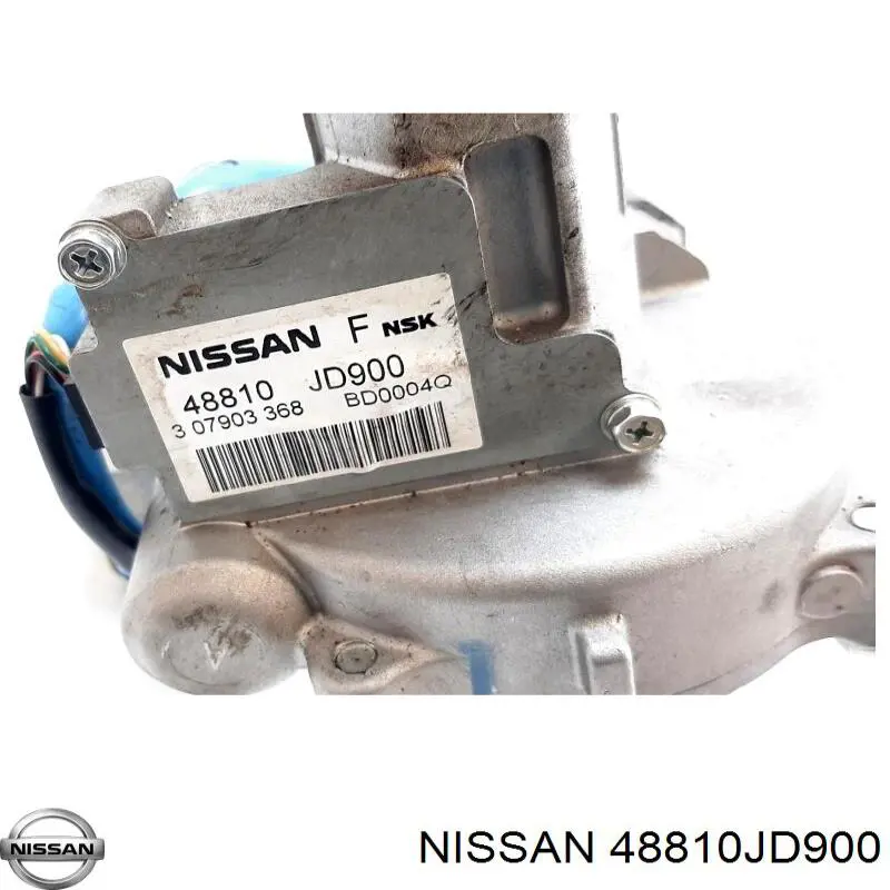48810EY40A Nissan columna de dirección