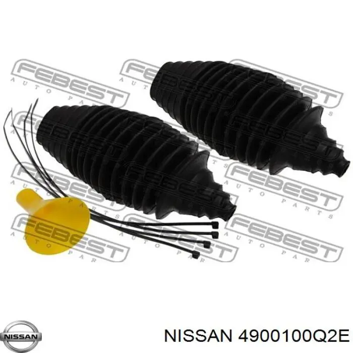 4900100Q2E Nissan cremallera de dirección