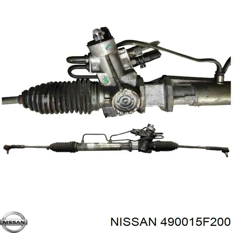 490015F200 Nissan cremallera de dirección