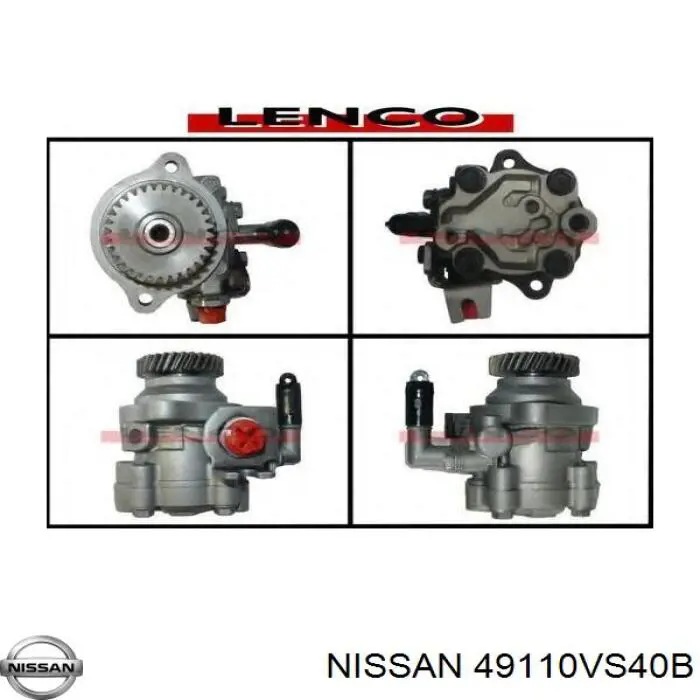 49110VS40B Nissan bomba hidráulica de dirección