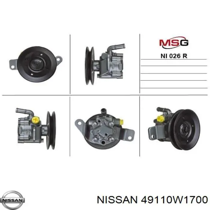 Bomba de dirección 49110C6000 Nissan/Infiniti