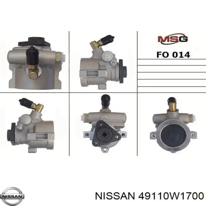 Bomba de dirección 49110W1700 Nissan/Infiniti