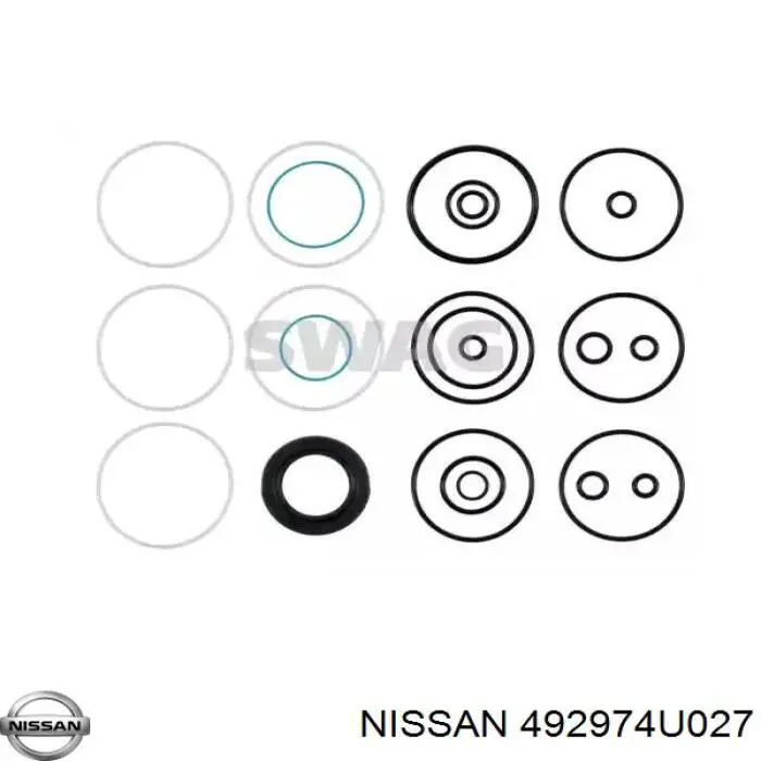 492974U027 Nissan juego de juntas, mecanismo de dirección