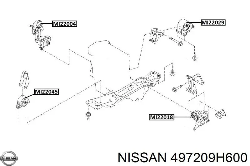 Manguera de alta presión de la dirección asistida desde la bomba hasta la cremallera Nissan/Infiniti 497209H600 precio, desde 9,26 EUR