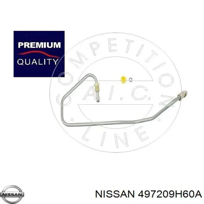 Manguera de alta presión de la dirección asistida desde la bomba hasta la cremallera Nissan/Infiniti 497209H60A precio, desde 9,26 EUR