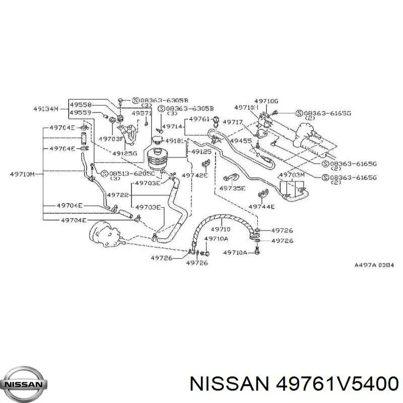 497611B020 Nissan