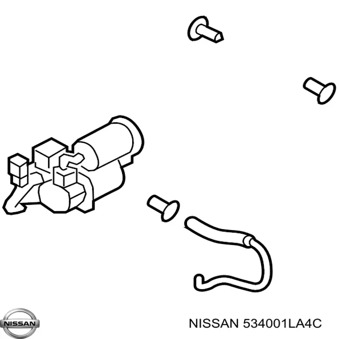 534001LA4C Nissan/Infiniti Compresor de suspensión neumática