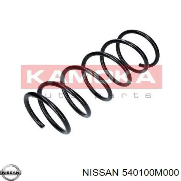 540100M000 Nissan muelle de suspensión eje delantero