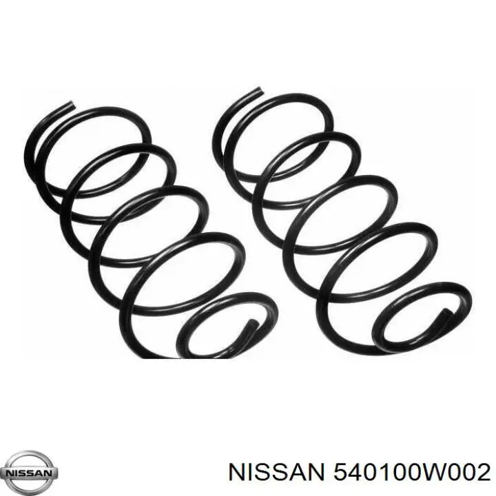 540100W002 Nissan muelle de suspensión eje delantero