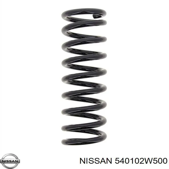 540102W501 Nissan muelle de suspensión eje delantero