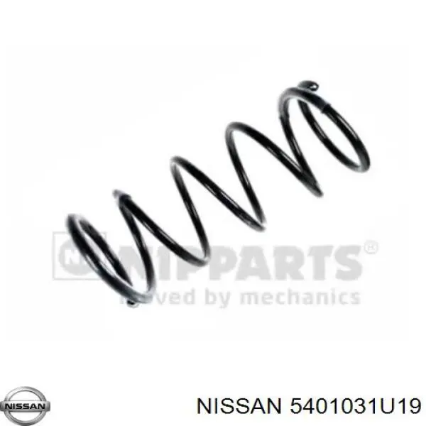 5401031U19 Nissan muelle de suspensión eje delantero
