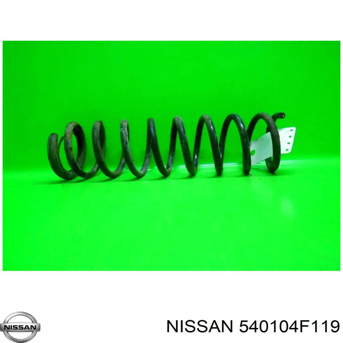 540104F119 Nissan muelle de suspensión eje delantero