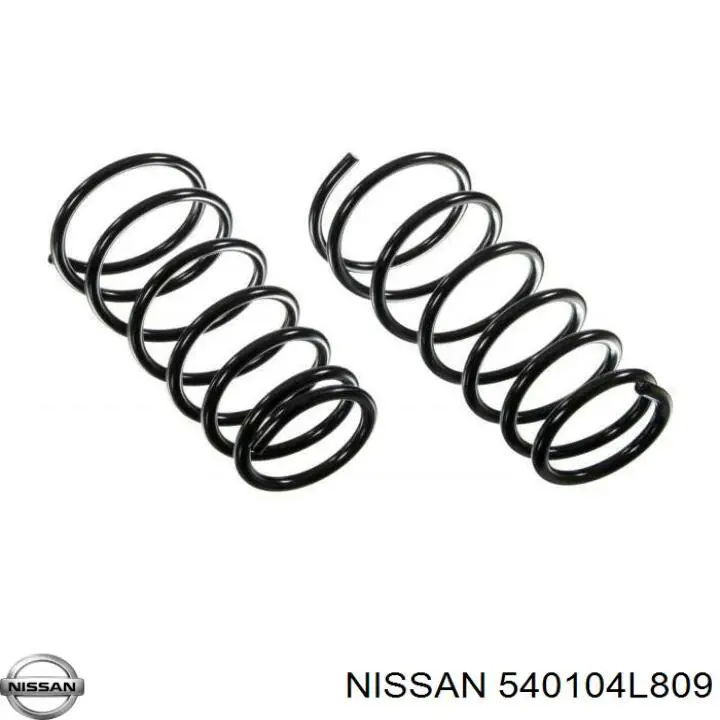 540104L809 Nissan muelle de suspensión eje delantero