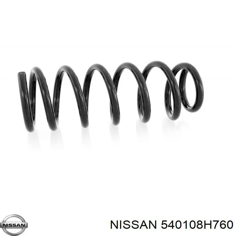 540108H760 Nissan muelle de suspensión eje delantero