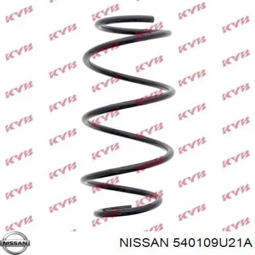 Muelle delantero 540109U20A Nissan/Infiniti